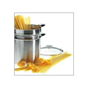prix abordable Cuit Pâtes Inox Ø 22 Cm Strate Amovible Cristel 6