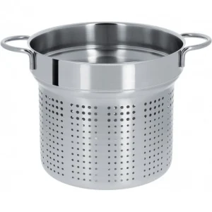vente chaude Ensemble Cuiseur à Pâtes Mutine Ø 22 Cm Manche Fixe Inox Cristel 6