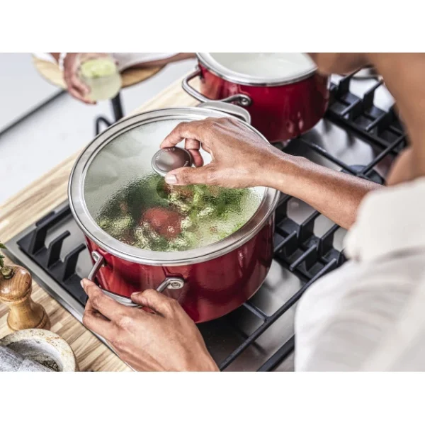 à prix d'occasion Faitout Émaillé 20cm Rouge Empire KitchenAid 4