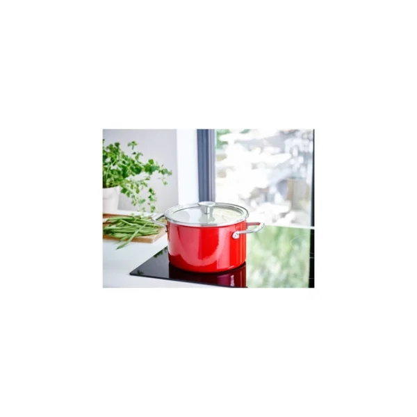 à prix d'occasion Faitout Émaillé 24cm Rouge Empire KitchenAid 3