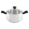 Faitout en Inox avec Couvercle 24 cm 5,7 L Expert Touch Pyrex Authenticité garantie 25