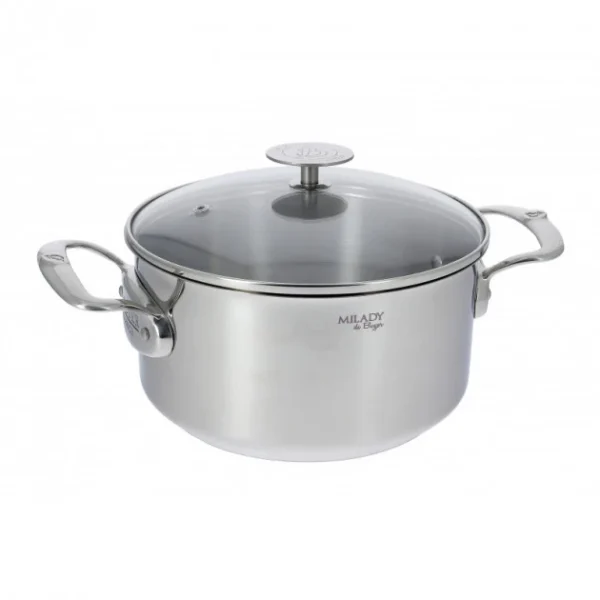 mode Faitout Inox avec Couvercle ø20 cm Milady De Buyer 1