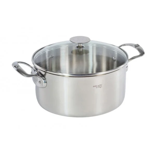 Faitout Inox Avec Couvercle ø24 Cm Milady De Buyer site pas cher 1