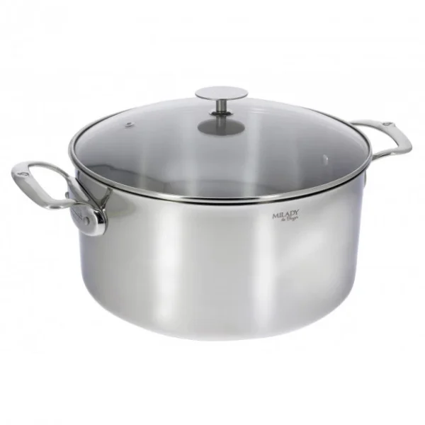 Faitout Inox avec Couvercle ø28 cm Milady De Buyer magasin france 1
