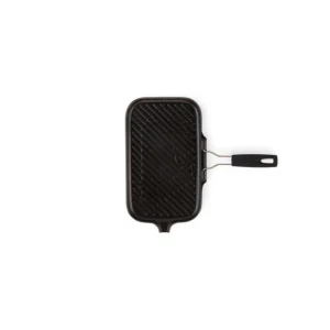 comparez les prix Gril en Fonte rectangulaire 36 x 20 cm avec Manche repliable Le Creuset 9
