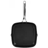 grande promotion Grill Carré Castel’Pro 28 Cm Poignée Fixe Ultralu Cristel 7