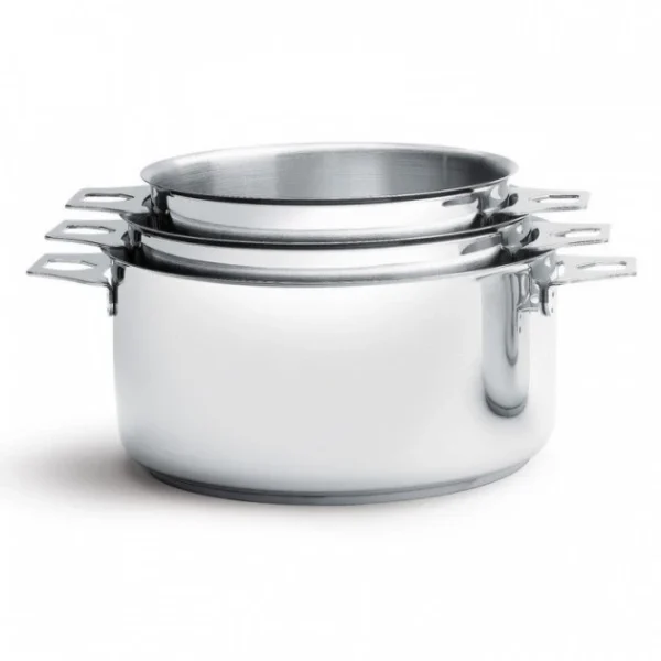 à prix imbattables De Buyer Lot De 3 Casseroles Twisty 16, 18 Et 20 Cm 1