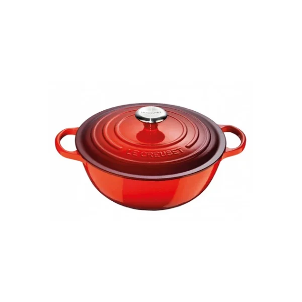Marmite En Fonte 26 Cm Cerise Le Creuset Signature magasin en ligne 1