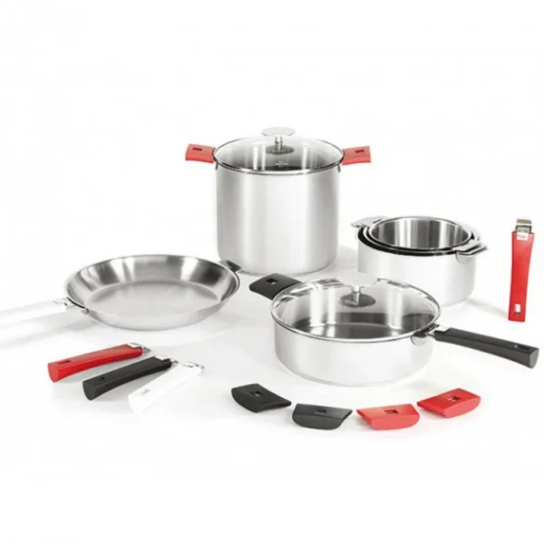 Marmite Mutine Ø 24 cm Manche Amovible Inox Cristel Paiement sécurisé 4
