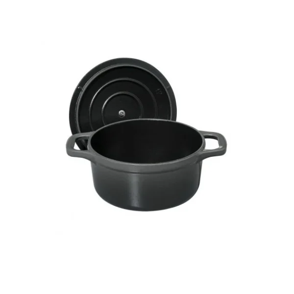 magasin Mini Cocotte En Fonte Ronde 10 Cm Caviar Chasseur 4