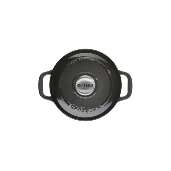 magasin Mini Cocotte En Fonte Ronde 10 Cm Caviar Chasseur 1