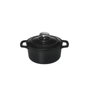 De super promotions disponibles Mini Cocotte en Fonte Ronde 10 cm Noir Mat Chasseur 10