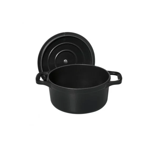 De super promotions disponibles Mini Cocotte en Fonte Ronde 10 cm Noir Mat Chasseur 4
