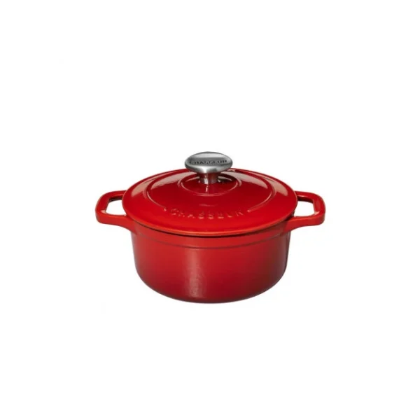 Mini Cocotte en Fonte Ronde 10 cm Rubis Chasseur mode tendance 3