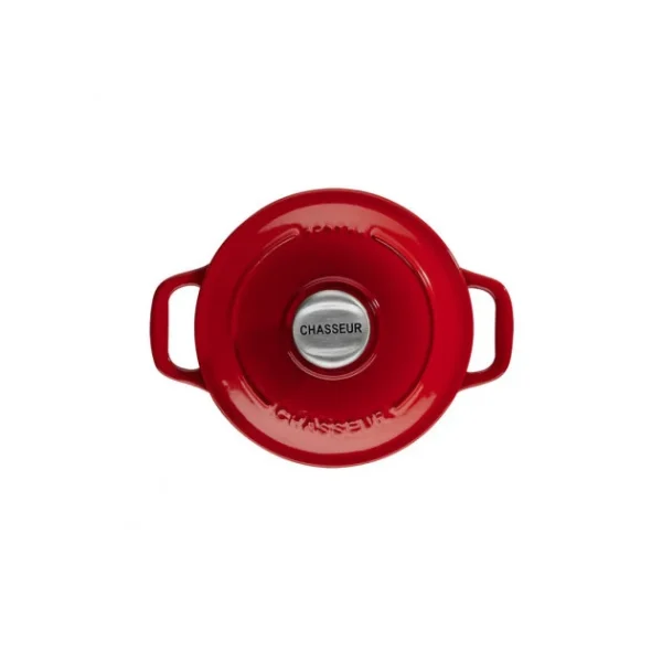 Mini Cocotte en Fonte Ronde 10 cm Rubis Chasseur mode tendance 1