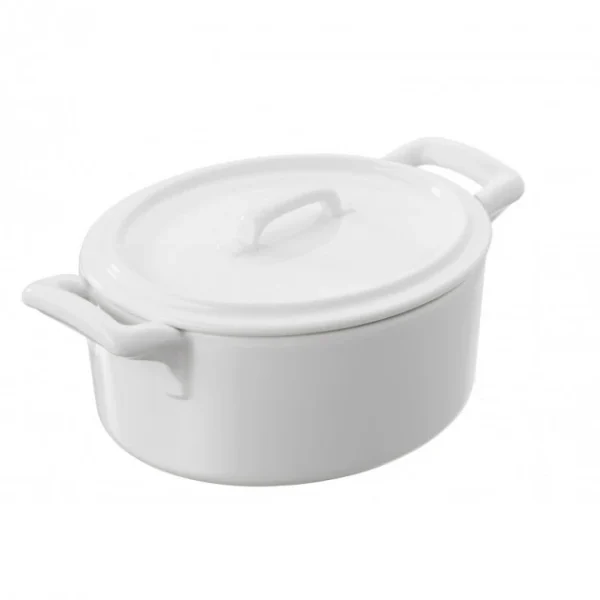 marque pas cher Mini Cocotte Ovale Blanche 8cl Belle Cuisine Revol 1