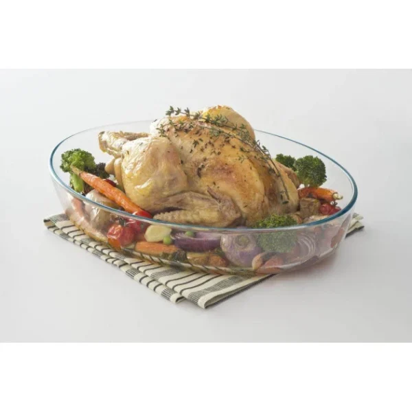 grande promotion Plat à Four En Verre Ovale 25 X 17 Cm 1,6 L Classic Pyrex 3