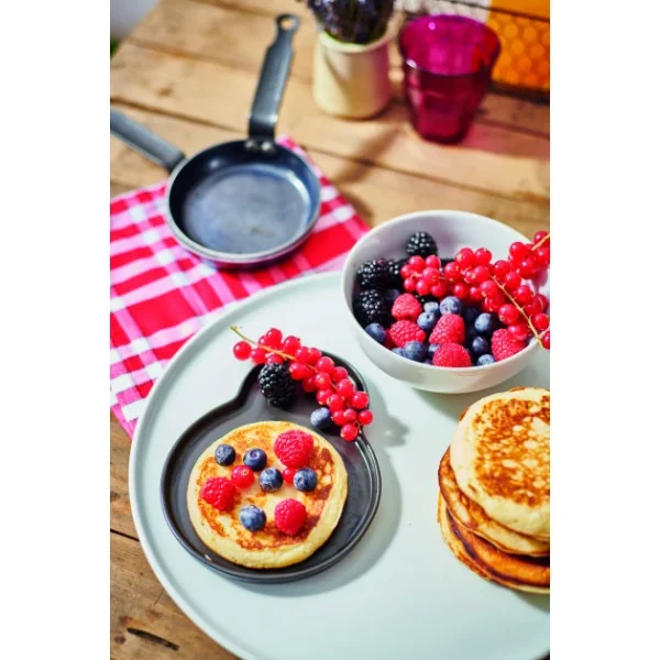 Poêle à Blinis Tôle Bleue Ø 12 Cm Outdoor De Buyer magasin pour 6