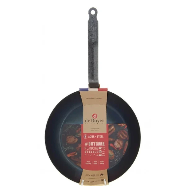 à prix d'occasion Poêle à Frire Tôle Bleue Ø 28 Cm Outdoor De Buyer 4