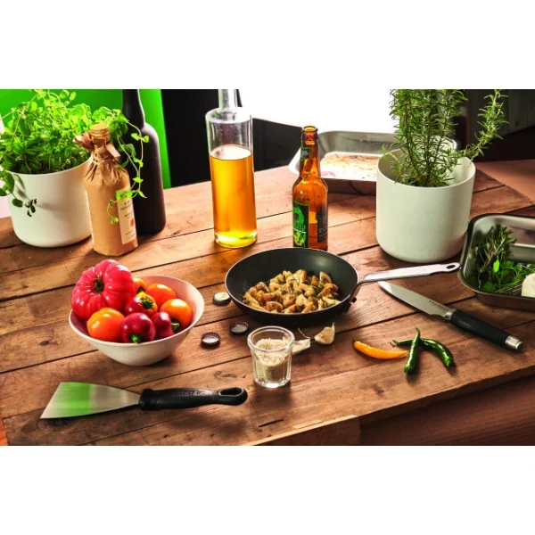à prix d'occasion Poêle à Frire Tôle Bleue Ø 28 Cm Outdoor De Buyer 8