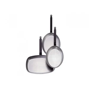 Poêle à Poisson Carbone Plus 36 Cm, Ovale, De Buyer, Tôle Acier achat pas cher 6
