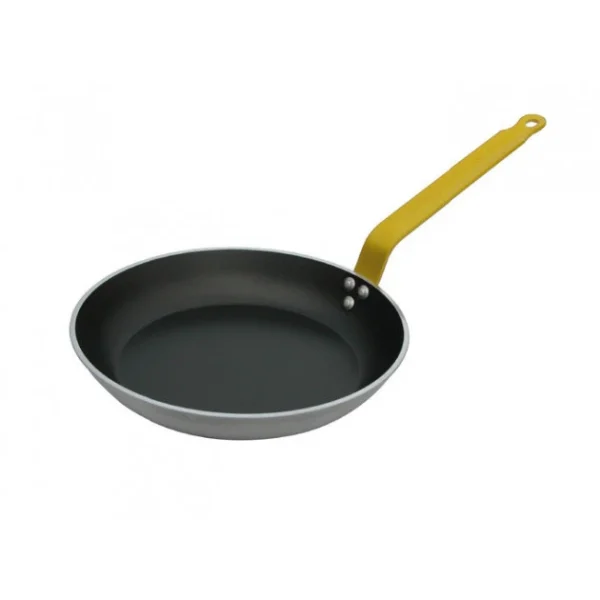 en ligne officielle Poêle Antiadhésive ø20 cm HACCP Jaune Choc Resto Induction De Buyer 1