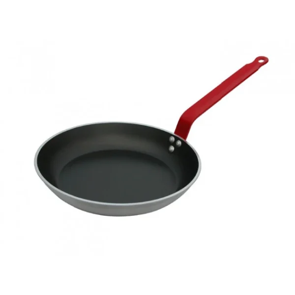 Poêle Antiadhésive ø28 Cm HACCP Rouge Choc Resto Induction De Buyer comparez les prix 1