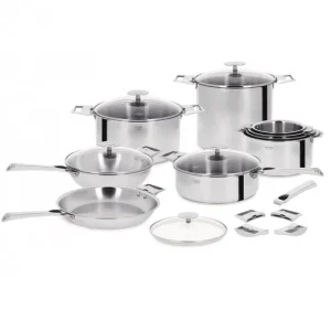 mode tendance Poêle Casteline Ø 30 cm Manche Amovible Anti-Adhésive Inox Cristel 9