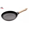 marque pas cher Poêle en Fonte Noir 24 cm Manche Bois Staub 8