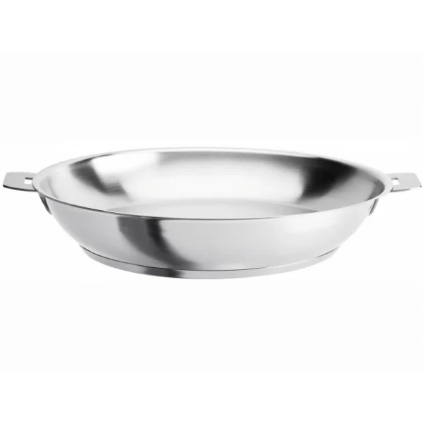 Poêle Haute Ø 24 cm Strate Amovible Inox Cristel soldes pas cher 1