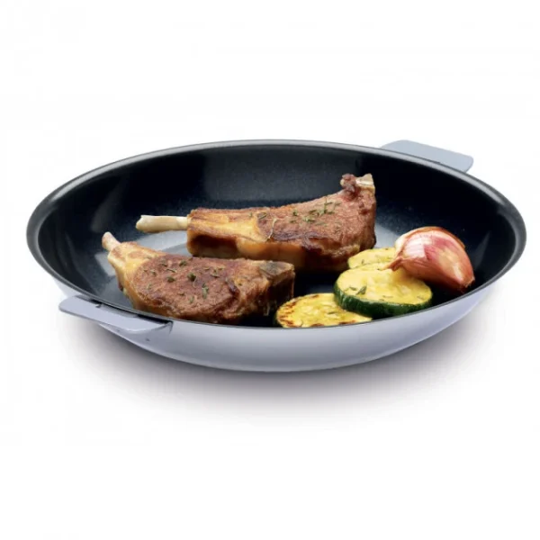 Poêle Mutine Ø 28 cm Manche Amovible Anti-Adhésive Inox Cristel excellents soldes 5