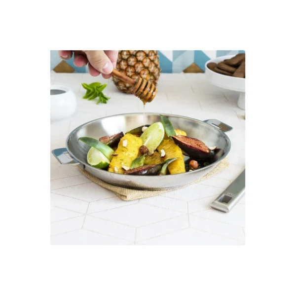 authentiques Poêle Ø 22 Cm Strate Amovible Inox Cristel 4