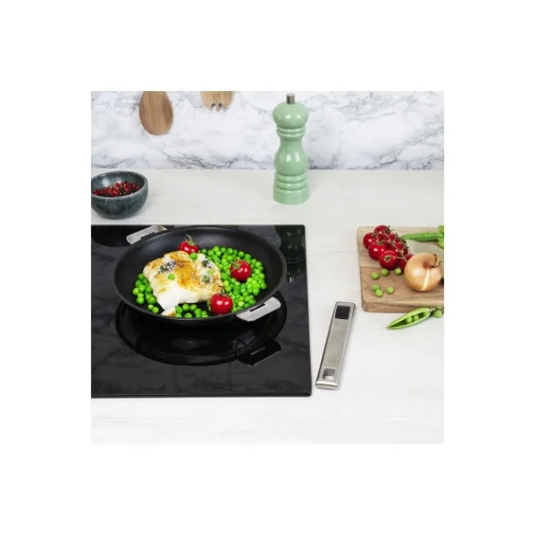 vente en ligne pas cher Poêle Ø 30 cm Strate Amovible Inox Exceliss Cristel 4