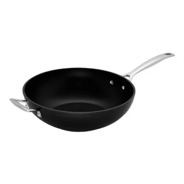 pas cher en ligne Poêle Wok 30 cm Anti-Adhérente Les Forgées Le Creuset 1