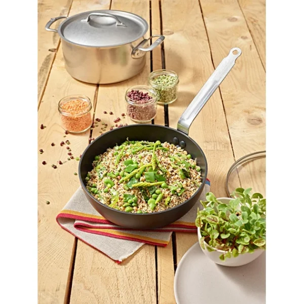 en ligne Sauteuse Bombée Anti Adhésive Ø 24 cm Choc Intense De Buyer 4