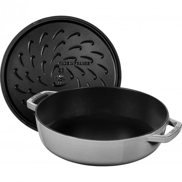 Sauteuse En Fonte Chistera 28 Cm Gris Graphite Staub mode 3