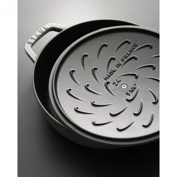 Sauteuse En Fonte Chistera 28 Cm Gris Graphite Staub mode 4