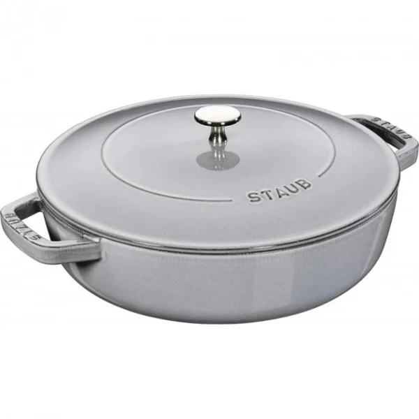 Sauteuse En Fonte Chistera 28 Cm Gris Graphite Staub mode 1