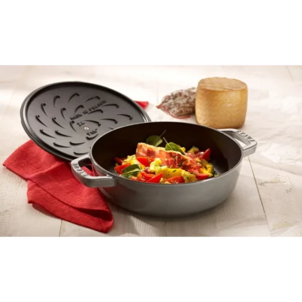 Sauteuse En Fonte Chistera 28 Cm Gris Graphite Staub mode 9