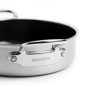 des prix incroyables Sauteuse Inox Ø 26 Cm Avec Couvercle PREMIERE GreenPan 15