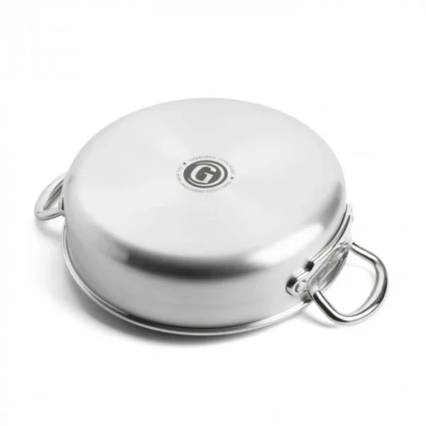 des prix incroyables Sauteuse Inox Ø 26 Cm Avec Couvercle PREMIERE GreenPan 5