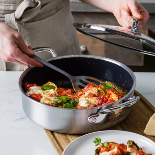 des prix incroyables Sauteuse Inox Ø 26 Cm Avec Couvercle PREMIERE GreenPan 7