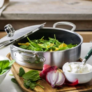 des prix incroyables Sauteuse Inox Ø 26 Cm Avec Couvercle PREMIERE GreenPan 23