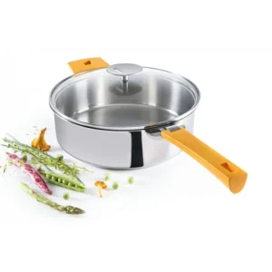 vente luxe pas cher Sauteuse Mutine Ø 20 cm Manche Amovible Inox Cristel 8