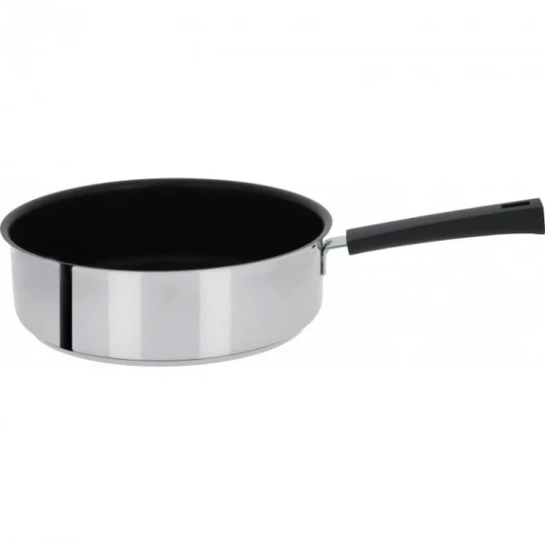 à prix d'occasion Sauteuse Mutine Ø 26 Cm Manche Fixe Anti-Adhésive Inox Cristel 3