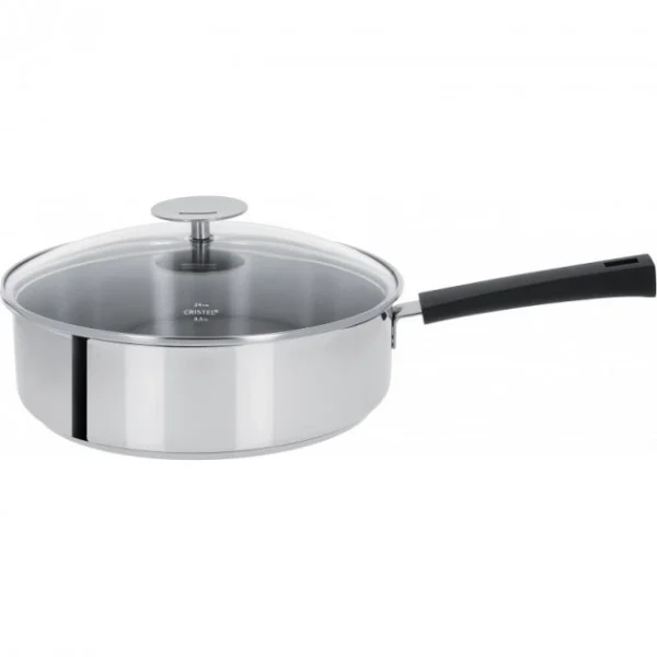 à prix d'occasion Sauteuse Mutine Ø 26 Cm Manche Fixe Anti-Adhésive Inox Cristel 1