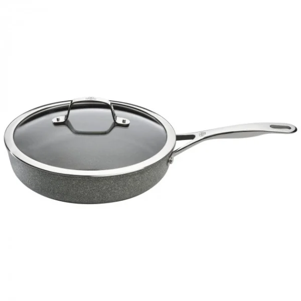 Acheter Maintenant Sauteuse Pierre 28 cm avec couvercle Salina Granitium Ballarini 1