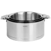Série de 3 Casseroles Strate Amovible Inox Cristel ultratendance 13