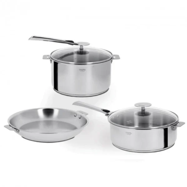 Set De 7 Pièces Mutine Manche Amovible Inox Cristel Retour gratuit en magasin. 1
