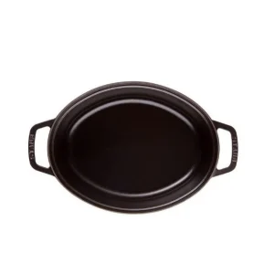 à prix promos STAUB Cocotte Fonte Ovale 23 Cm Noir Mat 2,35 L 9